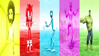 COLOR DANCE CHALLENGE PATILA VS DAME TU COSITA VS EL TAIGER ME KEMASTE VS ALIEN GREEN