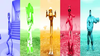 COLOR DANCE CHALLENGE PATILA VS DAME TU COSITA VS EL TAIGER ME KEMASTE VS ALIEN GREEN