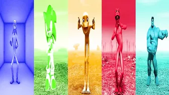 COLOR DANCE CHALLENGE PATILA VS DAME TU COSITA VS EL TAIGER ME KEMASTE VS ALIEN GREEN