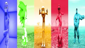 COLOR DANCE CHALLENGE PATILA VS DAME TU COSITA VS EL TAIGER ME KEMASTE VS ALIEN GREEN