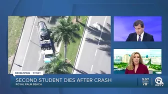 Second student dies after Royal Palm Beach school bus stop crash