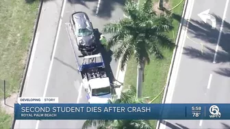 Second student dies after Royal Palm Beach school bus stop crash