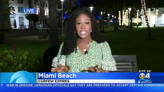 Another Quiet Morning As Curfew Ends On Miami Beach