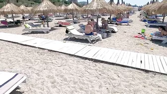 Plaja DaMar Beach 4K VIDEO  Sun Summer Party Fun Mamaia Bikini Beach.