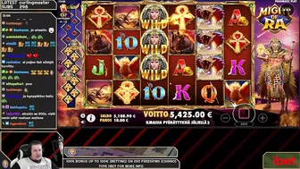 MIGHT OF RA ★ MIGHTY BONUS WIN ★ VIHISLOTS TWITCH STREAM