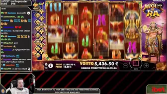 MIGHT OF RA ★ MIGHTY BONUS WIN ★ VIHISLOTS TWITCH STREAM