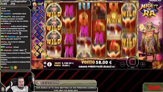 MIGHT OF RA ★ MIGHTY BONUS WIN ★ VIHISLOTS TWITCH STREAM