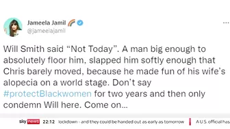 Oscars 2022: Celebrities react to Will Smith's attack