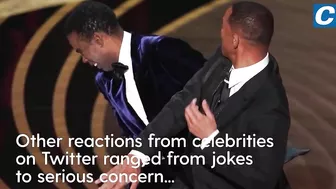 Hollywood reaction to Will Smith slapping Chris Rock