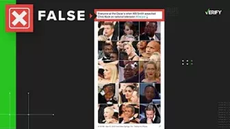 Meme claiming to show celebrity reactions to Will Smith slap was from 2017 Oscars