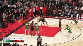 WILD Overtime Finish In Raptors/Celtics Game ????