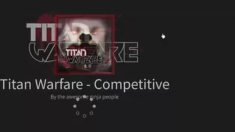 The Roblox Titan Warfare Competitive Experience