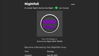 Roblox Survive The Night FUN FACTS!