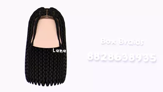 Black Hair Codes For Roblox & Bloxburg