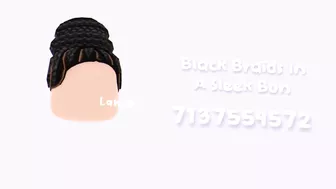 Black Hair Codes For Roblox & Bloxburg