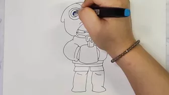 brawl stars leon drawing/게임 좋아하시나요? 브롤스타즈 레온 그리기!