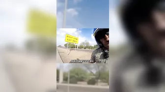 Cop seemed to change up once he saw the GoPro