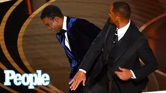 Will Smith Smacks Chris Rock in the Face After Rock Jokes About Jada Pinkett's Hair | PEOPLE