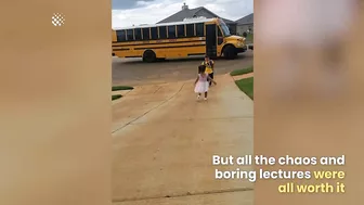 The Best Back-To-School Day Moments Caught On Cam | Compilation