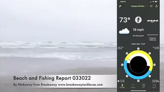 Beach fishing report 033022