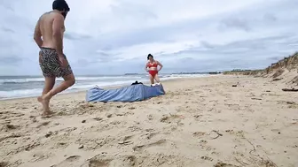 Tourette's at the Beach - Throw Sand in Mouth with Tics Solution!