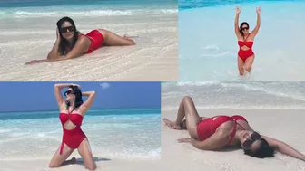 Sunny Leone Enjoying in Maldives || Sunny Leone enjoying in Beach || Sunny Leone || ETHIC TV