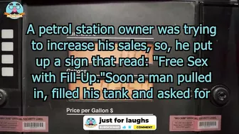 Funny jokes - Free s*x with fill-up