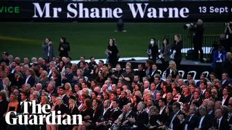 Shane Warne memorial service: celebrities, cricket greats and fans pay tribute