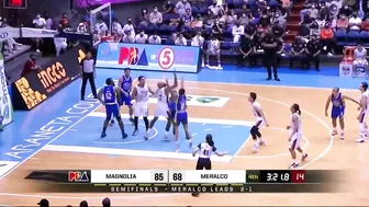 INTENSE PHYSICAL GAME 4 BETWEEN MAGNOLIA VS MERALCO | PBA GOVERNORS CUP SEMIS 2021-2022