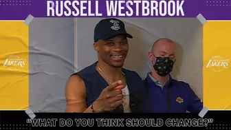 Russell Westbrook turns question on reporter: ‘What do you think should change?’ | NBA on ESPN