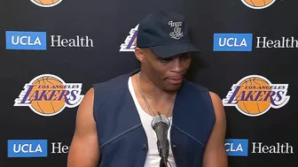 Russell Westbrook turns question on reporter: ‘What do you think should change?’ | NBA on ESPN