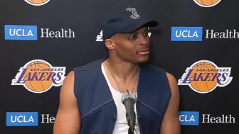 Russell Westbrook turns question on reporter: ‘What do you think should change?’ | NBA on ESPN