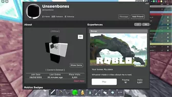 Real ROBLOX HACKER Actually HACKS ACCOUNTS (UnseenBones)