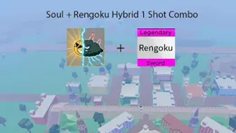 Soul + Rengoku Hybrid 1 Shot Combo (Blox fruits) - [Roblox]