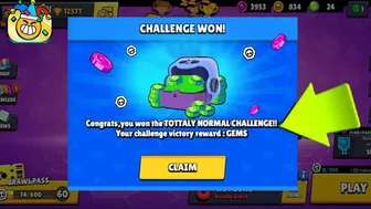 NEW TOTALLY NORMAL CHALLENGE??-Brawl stars free gems