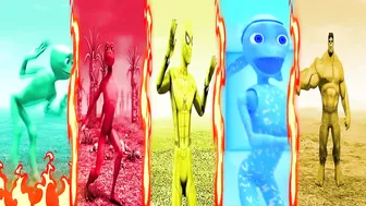 dance challenge dame tu cosita vs spiderman vs hulk vs me kemaste ???? Alien Green dance challenge ????