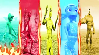 dance challenge dame tu cosita vs spiderman vs hulk vs me kemaste ???? Alien Green dance challenge ????