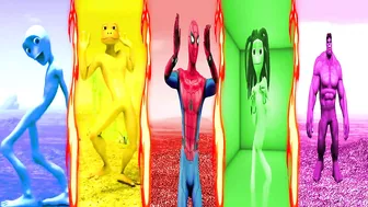 dance challenge dame tu cosita vs spiderman vs hulk vs me kemaste ???? Alien Green dance challenge ????