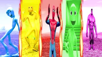 dance challenge dame tu cosita vs spiderman vs hulk vs me kemaste ???? Alien Green dance challenge ????