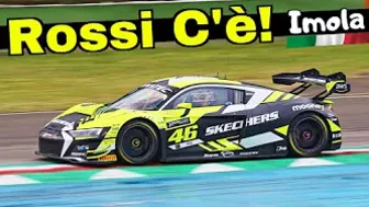 Valentino Rossi VR46 debuts at the GT World Challenge Europe, Imola 2022 - Audi R8 LMS Evo II GT3