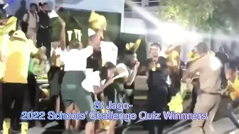 ST JAGO CELEBRATE 2022 TVJ SCHOOLS’ CHALLENGE QUIZ WIN