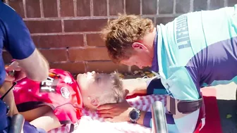 Little Boy In Agony After Serious Fall