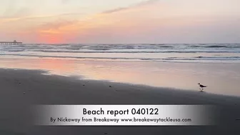 Beach fishing report. 040122