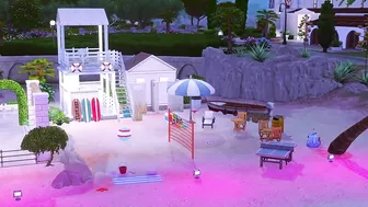 ???? Tartosa Beach | No CC | The Sims 4 : My Wedding Stories | Stop Motion Build