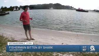 Fisherman bitten by shark in Lake Worth Beach