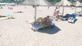 Plaja Caro Beach 4K Video  Sun Summer Party Fun Mamaia Beach Bikini Beach.