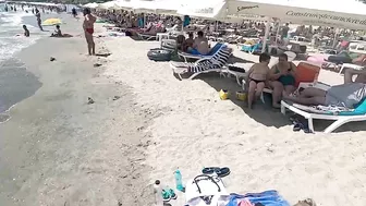 Plaja Caro Beach 4K Video  Sun Summer Party Fun Mamaia Beach Bikini Beach.