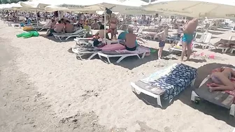 Plaja Caro Beach 4K Video  Sun Summer Party Fun Mamaia Beach Bikini Beach.