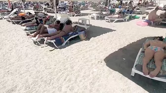 Plaja Caro Beach 4K Video  Sun Summer Party Fun Mamaia Beach Bikini Beach.