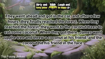 Funny Dirty Joke - The two friends went to the forest together